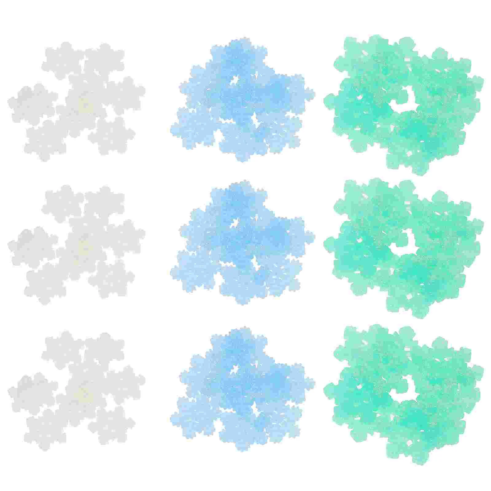 

60 Pcs Christmas Snowflakes Mini Resin Charms Phone Case Plastic Xmas Ornaments Decorations Lovely Flatback Multi-function