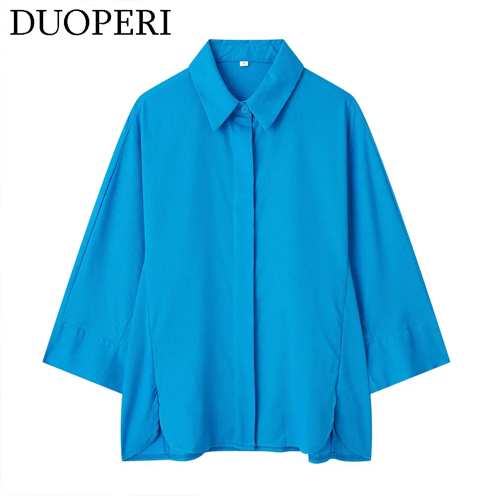 Sherouse женская повседневная льняная блузка и комплект широких брюк с высокой