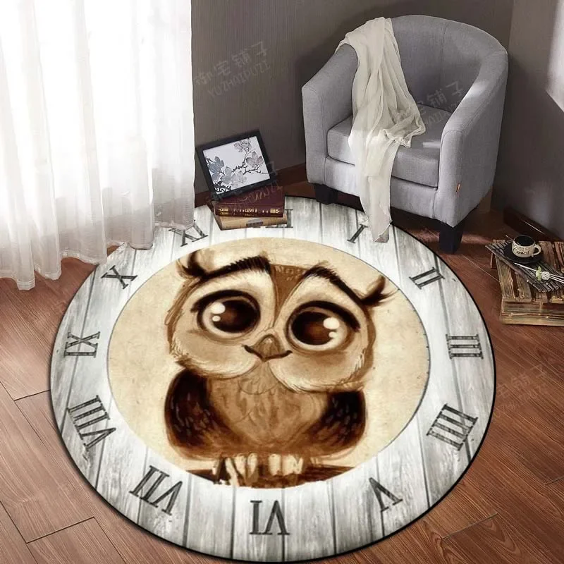 Милый дневной тигровый медведь рыбка круглый коврик напольные коврики ковер для