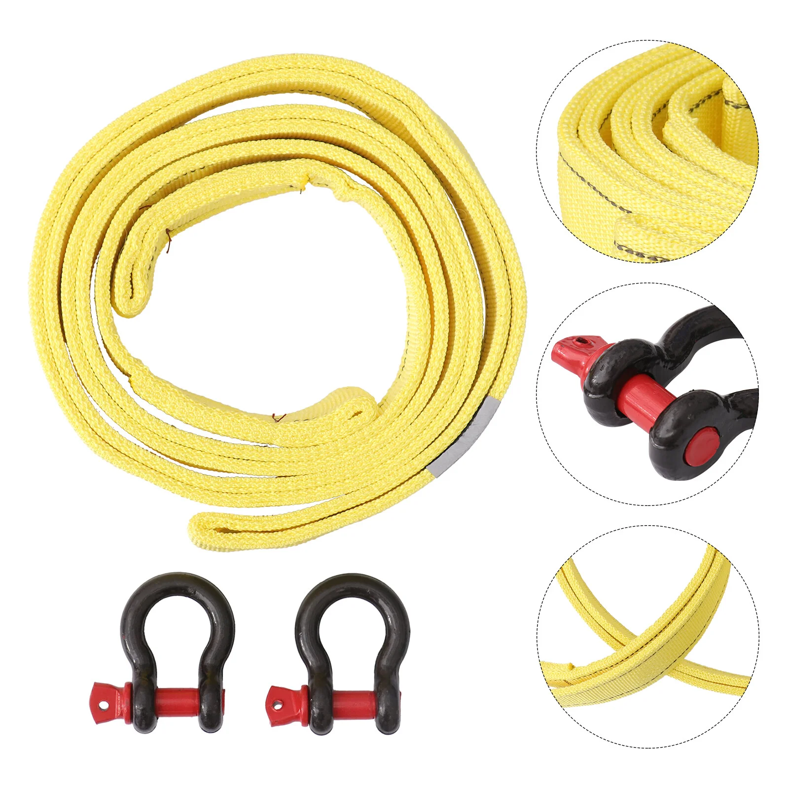 

Wire Rope Trailer Cable Tow Thicken Truck Heavy Duty Emergency Supplies Practical Ropes Towing Accessory Carbon Steel