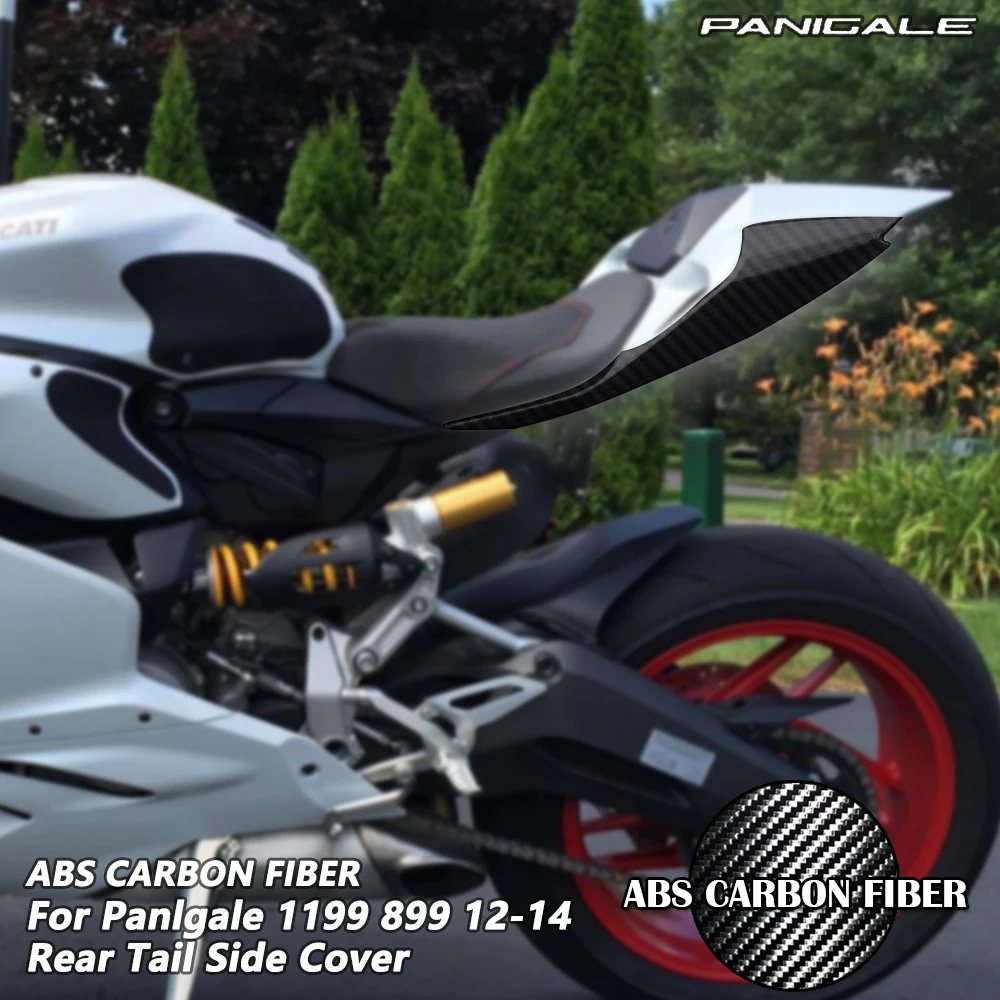 

For Ducati PANIGALE1199899 2012-2014 Carbon Fiber ColorTank Side Trim Insert Cover Accessories Motorcycle Kit Cowling ABS