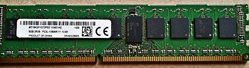 

RAM MT18KSF1G72PDZ-1G6P1KF 8G 2RX8PC3L-12800R память DDR3 REG