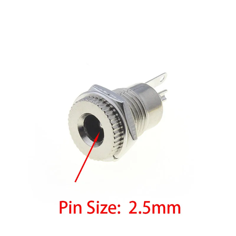 

Разъем питания постоянного тока 5,5x2,1, DC099, 30 В, металлический, 5,5 х 2,1 х 5,5, для монтажа на панели