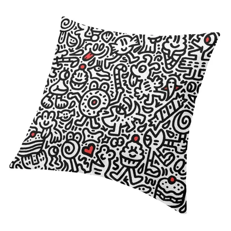 Mr Doodle граффити художник поп-арт наволочка Декор дома красочные цвета инди