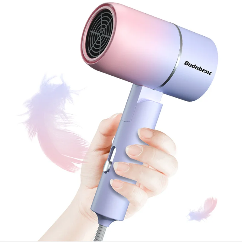 Secador de Cabelo Cuidados com o Cabelo Secador de Cabelo para Viagens para o Hotel Dobrável Profissional Quente Anion Portátil Mini para Viagens o Hotel 750w ar