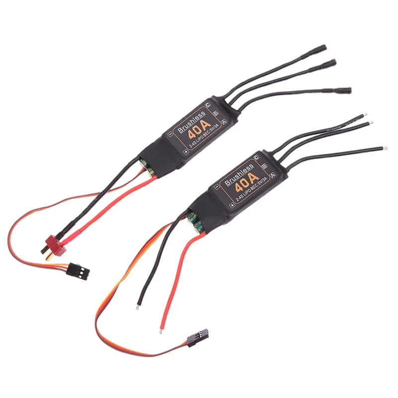 Фото Бесщеточный контроллер скорости Mitoot 40A ESC 2-4S с UBEC 5V 3A для радиоуправляемых FPV квадрокоптеров №2