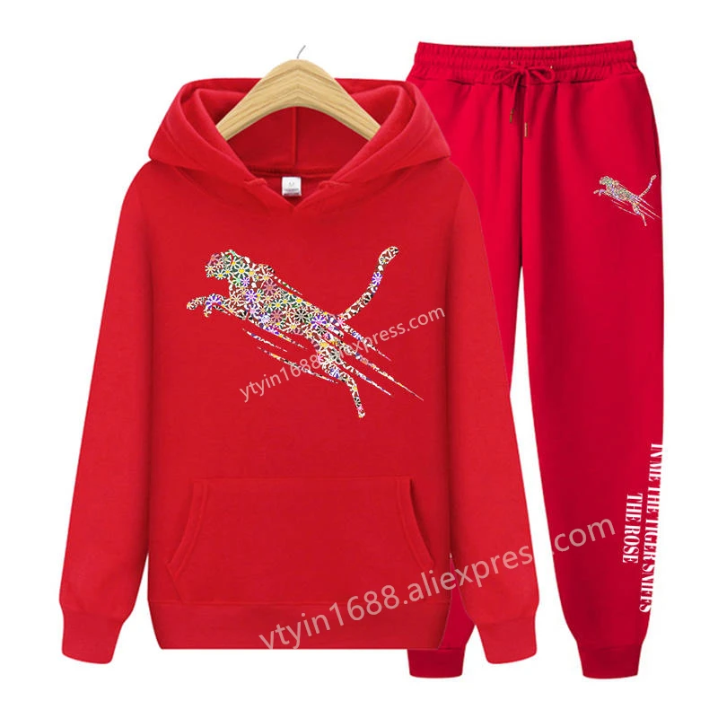 Женский спортивный костюм эстетические толстовки спортивные штаны из двух