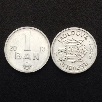 Moldova 1 Bani Foreign Coin Single Coin Small Coin100% Original Old
