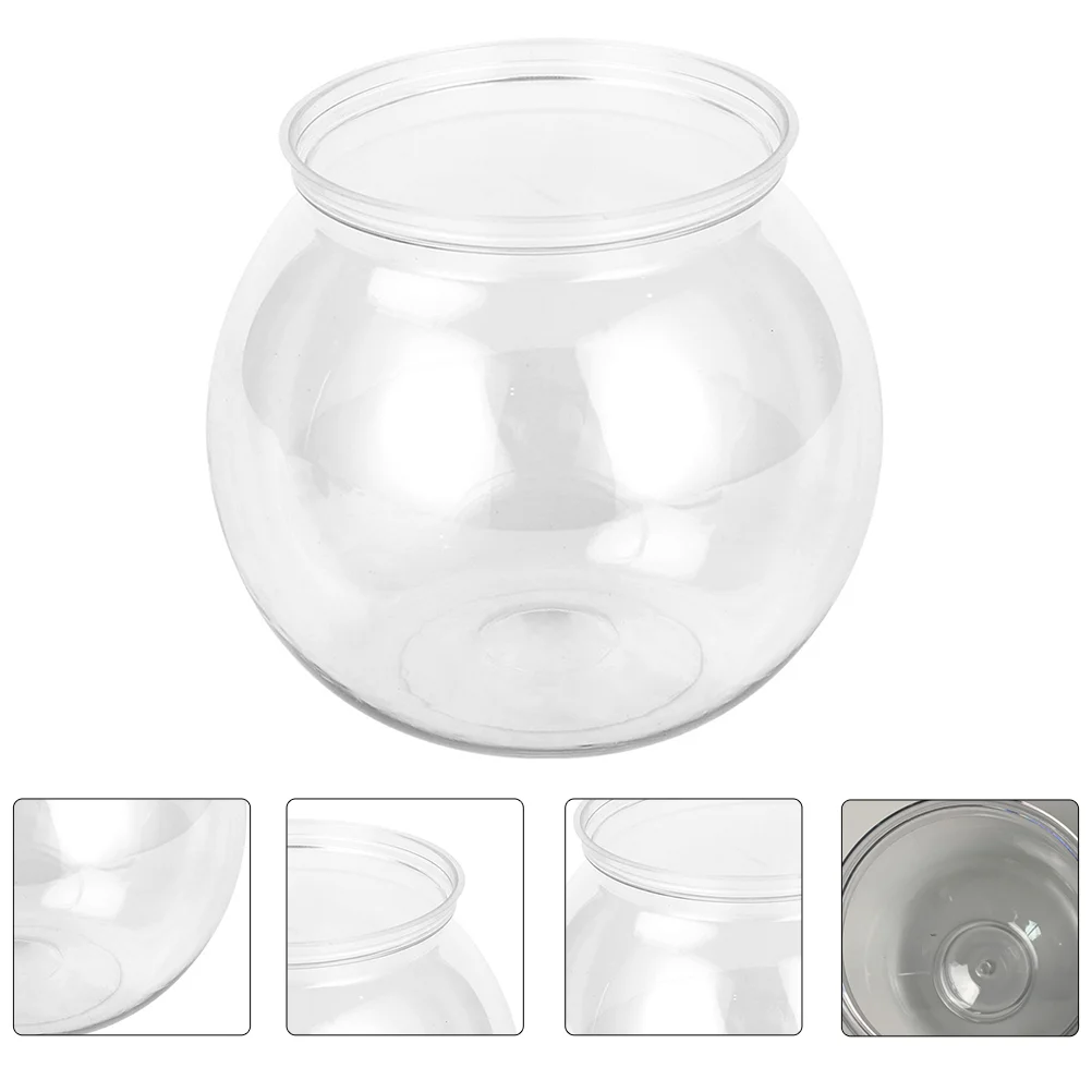 

Tank Bowl Small Aquariumglass Goldfish Flower Holder Betta Hydroponic Bowls Transparentpot Mini Clear Globe Gallon Container