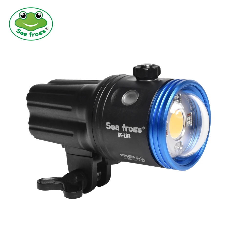 

Seafrogs 100meter 5000lms RGB Video Diving Torch Underwater Waterproof Flashlight Strobe