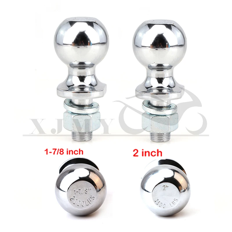 1-7/8"/2" Universal Trailer Ball Durable Trailer Parts Connector Coupling Bumper Hitch Pin Trailer Ball Connector images - 6
