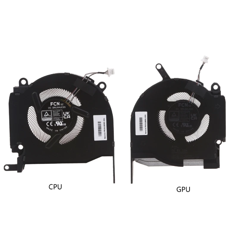 

Original New CPU GPU Cooler Fan for OMEN Pro TPN-Q280 16-K 16-N 5V Notebook FANS Y9RF