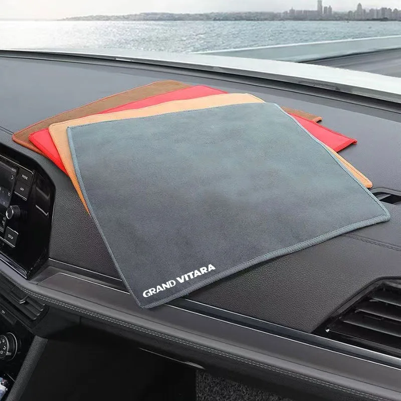 Автомобильное супервпитывающее полотенце для сушки и мытья замшевые коралловые