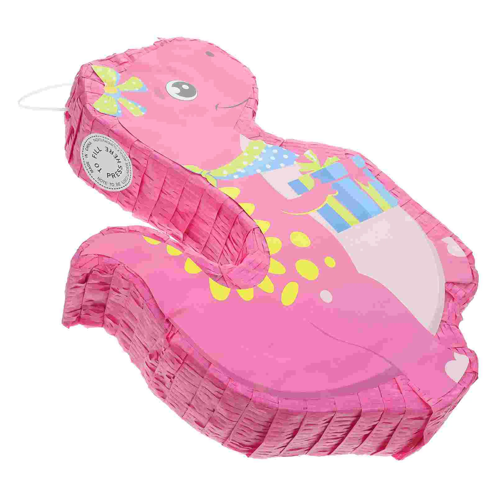 

Pinata Candy Game Hanging Decoration Props Decorative Birthday Candy Paper Dinosaur Shape Bridal Shower Festival Party