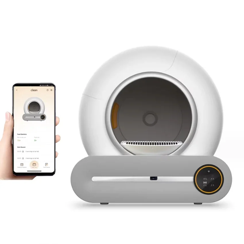 Умный автоматический кот. Коробка с высокими сторонами пластиковый просеивающий