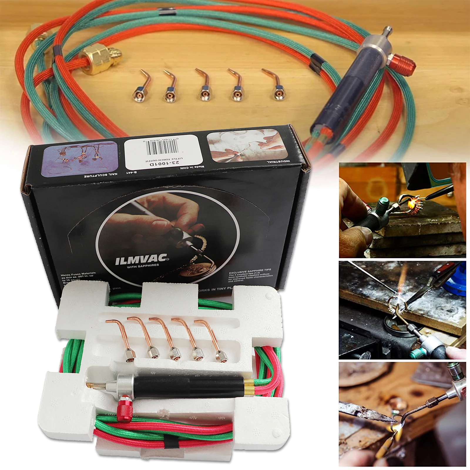 Мини кислородная лампа микро кислородный ацетилен/Бутан Сварочная с 5