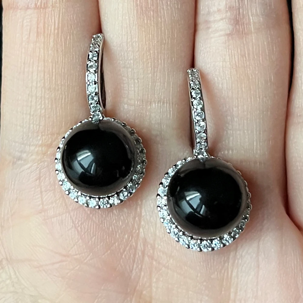 

Привлекательные Черные искусственные аксессуары CAOSHI для свадебной вечеринки со сверкающим цирконием