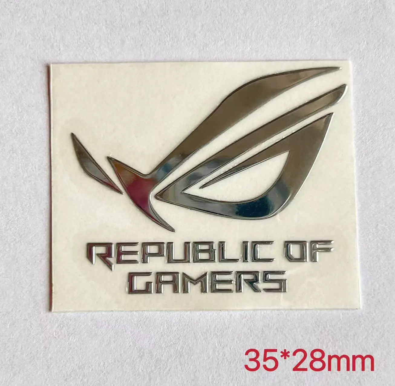 

Металлическая наклейка Asus ROG Country