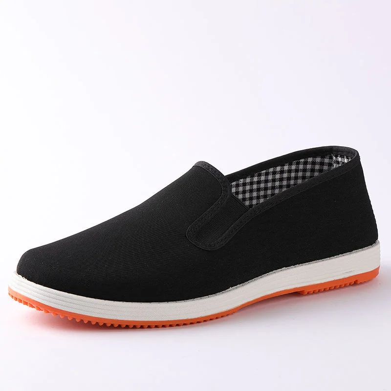 

Old Beijing Cloth Shoes Men's Soft Soled Anti Slip Elderly Father's Shoes Spring And Autumn Breathable Single Shoes Middle-aged