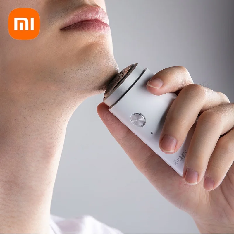 

Xioami Youpin Pinjing Electric Shaver Men Razor SO WHITE USB Rechargeable Portable Mini Beard Trimmer Washable Shaving Machine