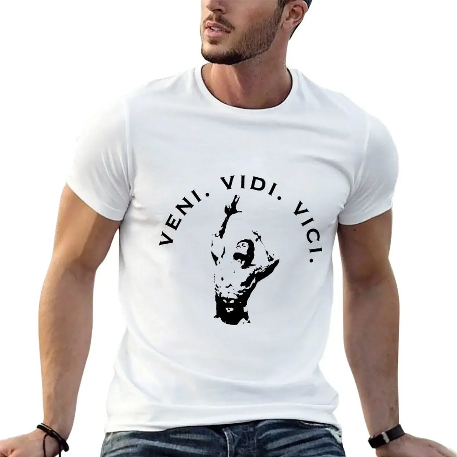 Veni Vidi Vici Zyzz Sickkunt Gym Бодибилдинг Мотивационная эстетичная футболка по