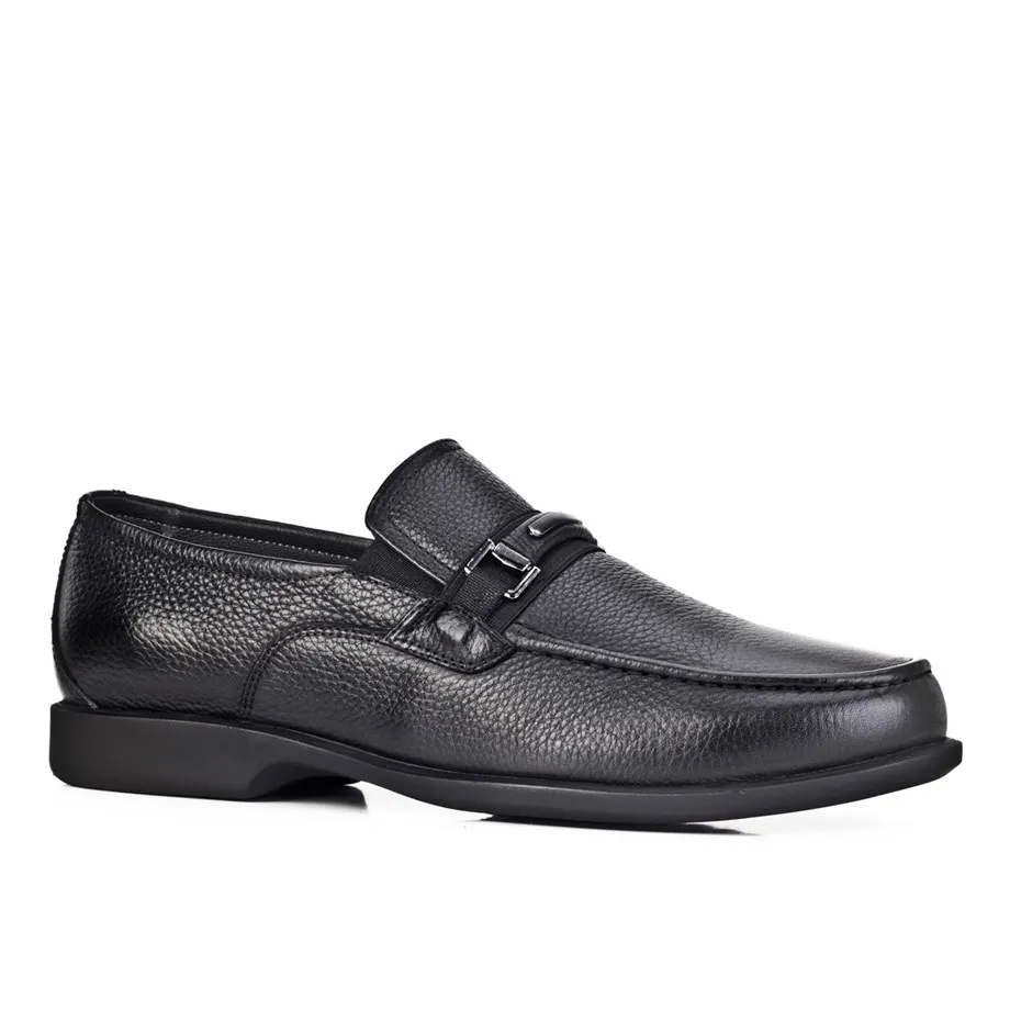 

Мужские черные туфли из натуральной кожи