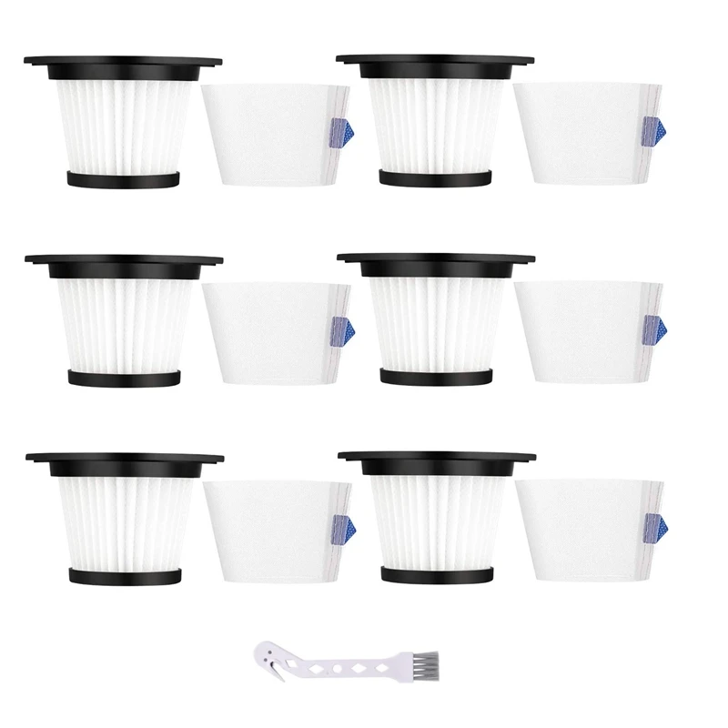 

Replacement HEPA Filter Sets Compatible For MOOSOO K17 Cordless Vacuum (HEPA Filter&Strainer Screen)