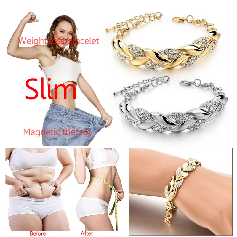 

Exquisite Magnetic Therapy Slimming Bracelet Holiday Gift Lady Slimming Bangle Healthy Jewelry for Men Women Losing Weight