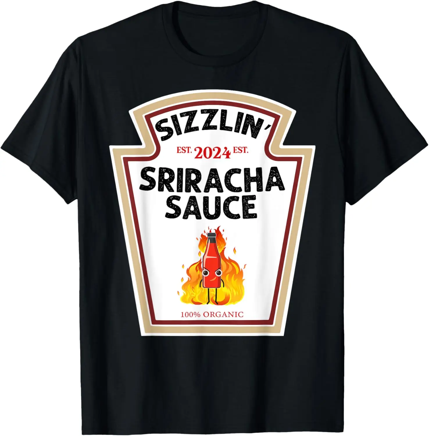 Соус Шрирача DIY Хэллоуин Костюм Групповые Приправы Футболка