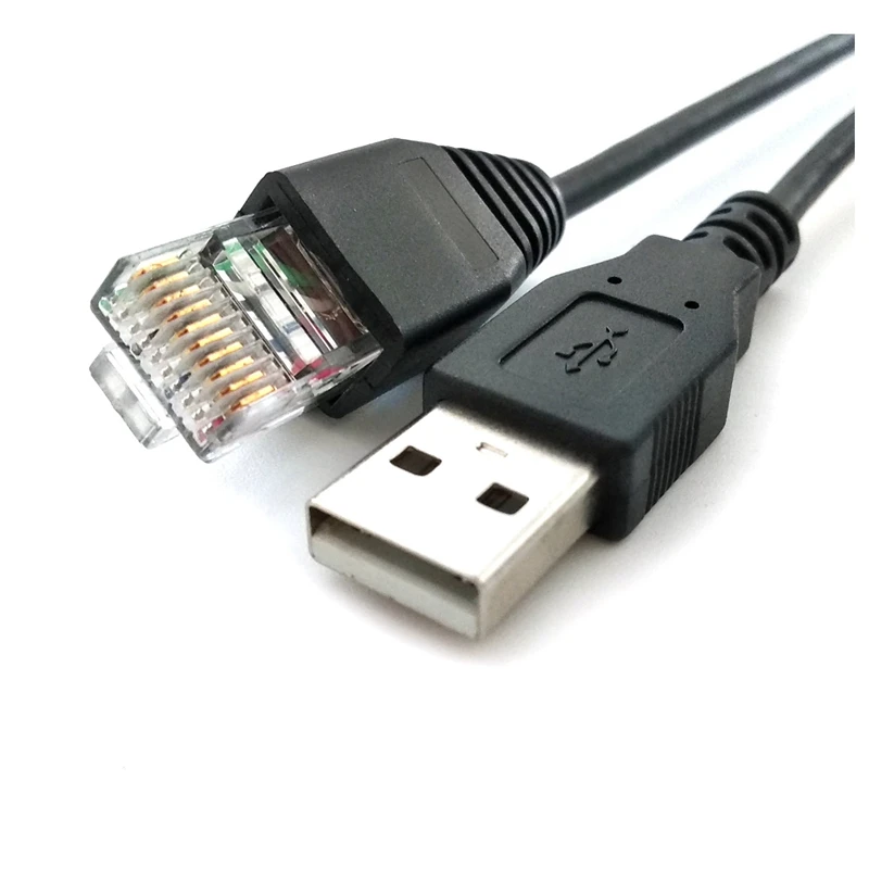 Консольный кабель USB-RJ50 AP9827 для APC Smart UPS 940-0127B 940-127C 940-0127E с литым чехлом снятия