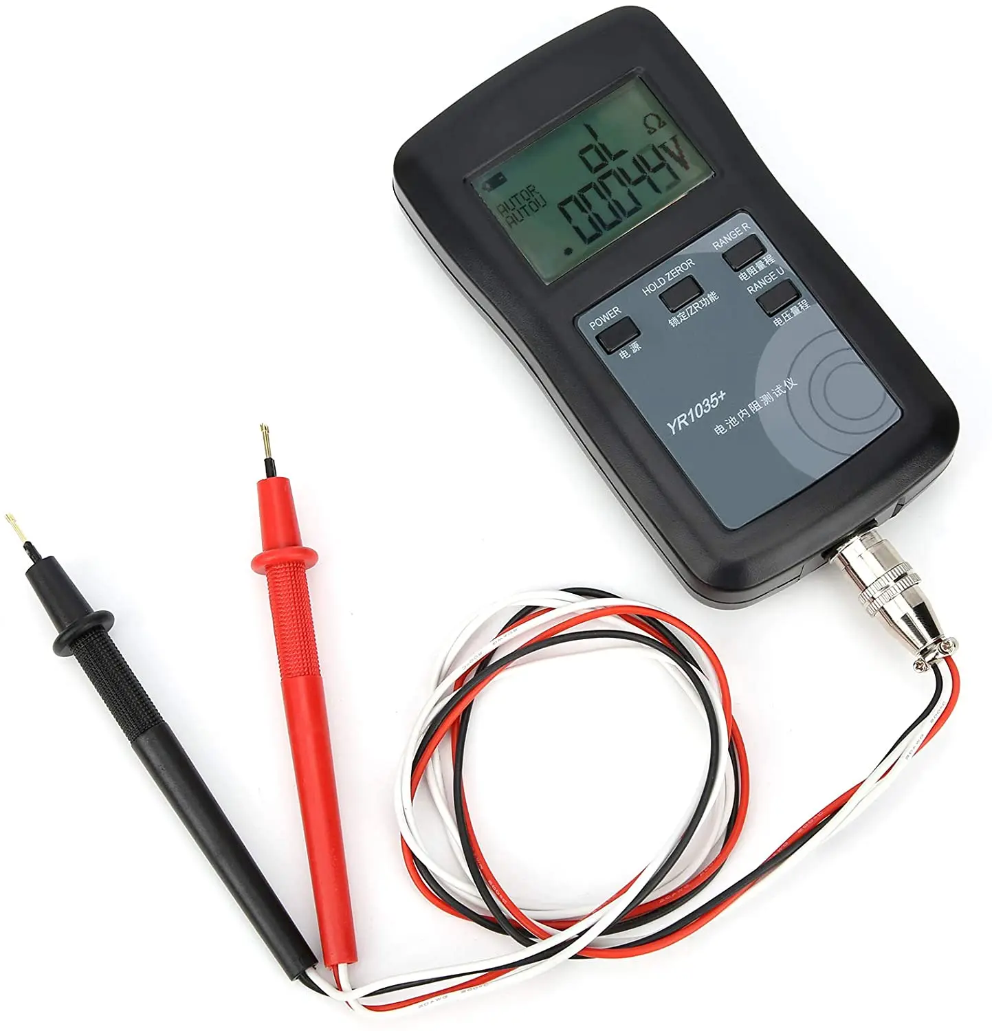

0.00001---200 ohms range 4-wire AC sinusoidal measurements effectively YR1035+ 100V Battery Internal Resistance Tester