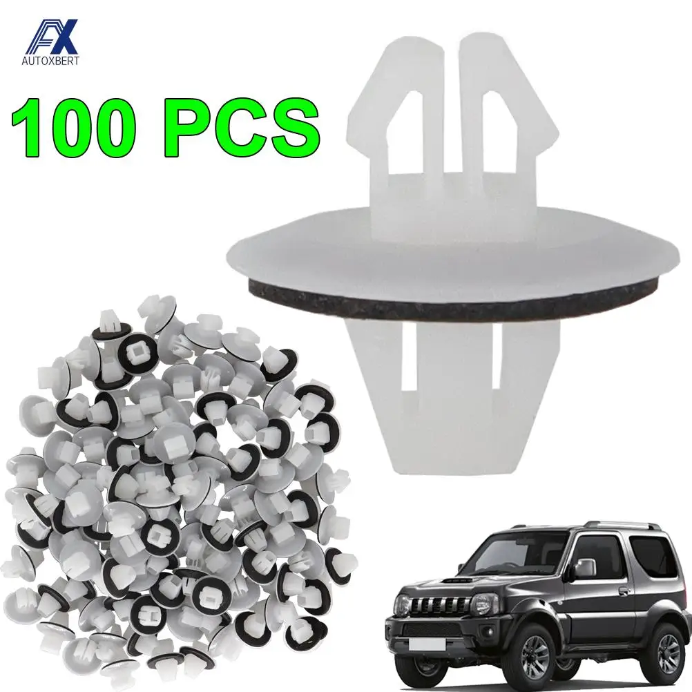 

100 шт./набор, автомобильные крепления для Suzuki Jimmy Vitara SX4 Swift Toyota Corolla RAV4 OE #77553-65D10