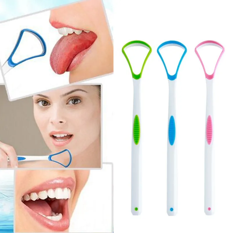 

Tongue Scrapers Soft Silicone Tongue Brush Cleaning The Surface of Tongue Oral Cleaning Brushes Fresh Breath Health Random Color