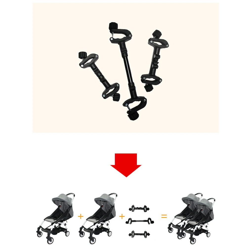 

Портативная Складная двойная детская коляска, универсальные детские коляски, соединители, съемные детали для колясок