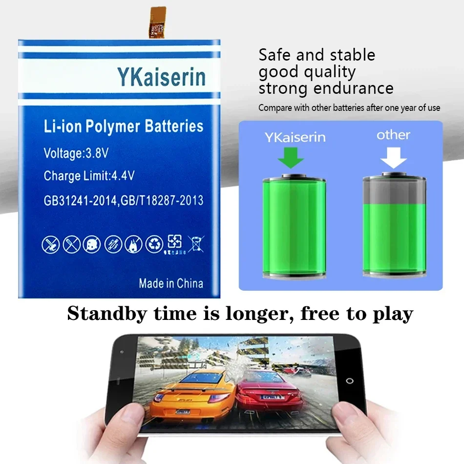 Аккумулятор ykaisin LIP1655ERPC на 4500 мА · ч для SONY Xperia XZ2 PF22 SO-03K SOV37 702SO H8296 H8216