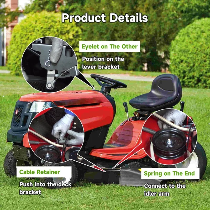 2 шт./упаковка трос сцепления для газонокосилки