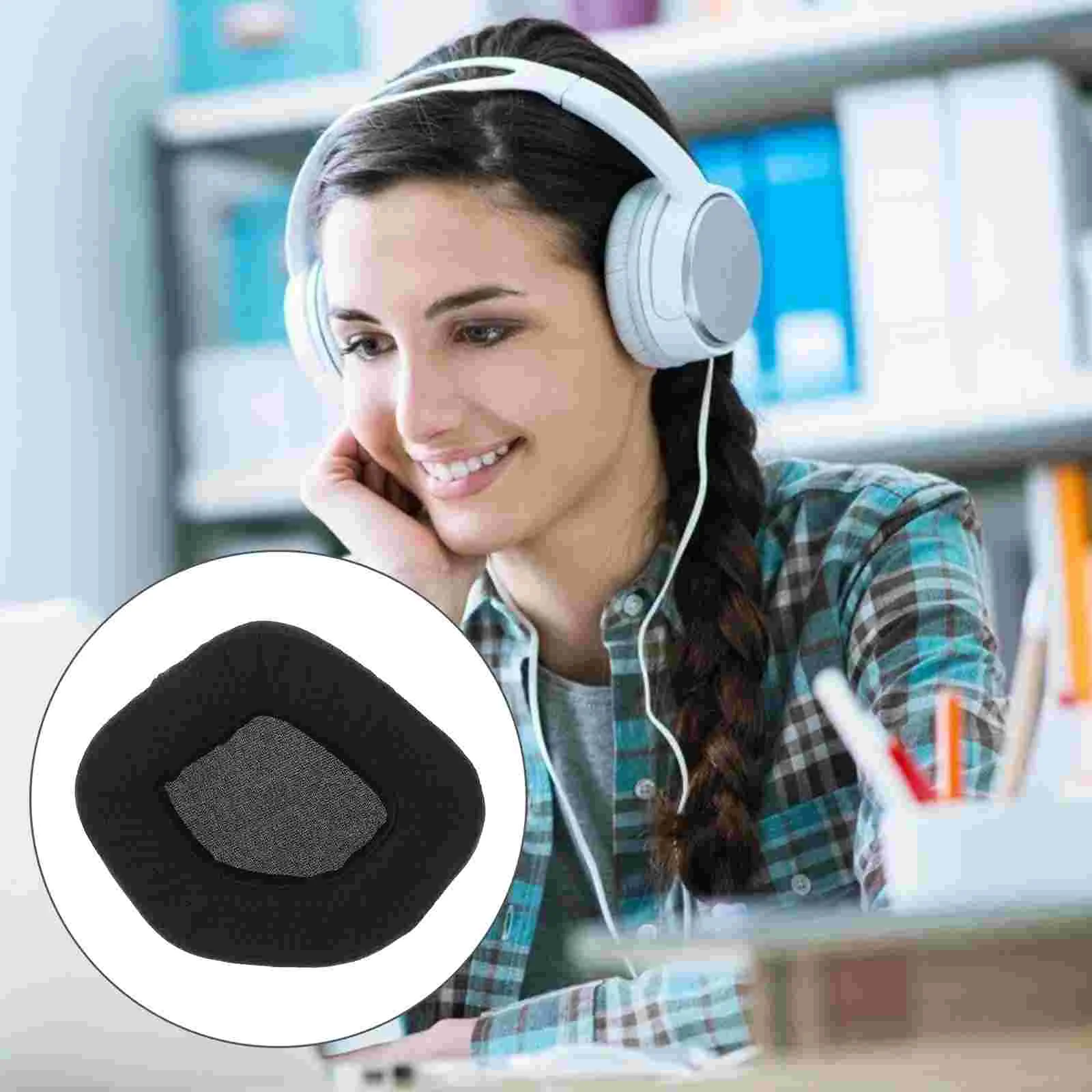 

Ear Headphone Cushions Earpads Covers Replacement Pads Earphone Headphones Sleeve Headsettelephone Cushionsponge Headsets Earbud