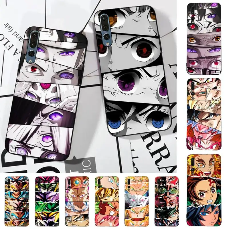 

BANDAI Japanese Anime Characters Eyes Phone Case for Huawei P30 40 20 10 8 9 lite pro plus Psmart2019