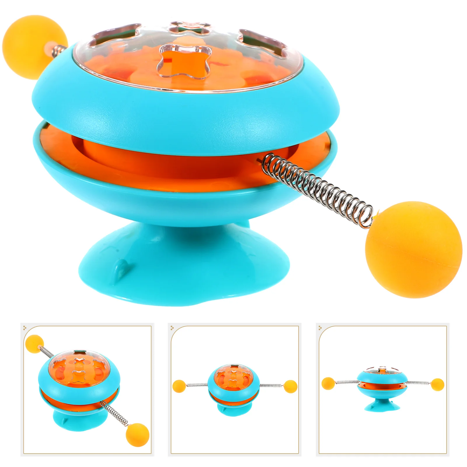 

Cat Catnip Toy Plaything Cats Toys The Turntable Multi-function Metal Teasing Interactive Kitten Indoor