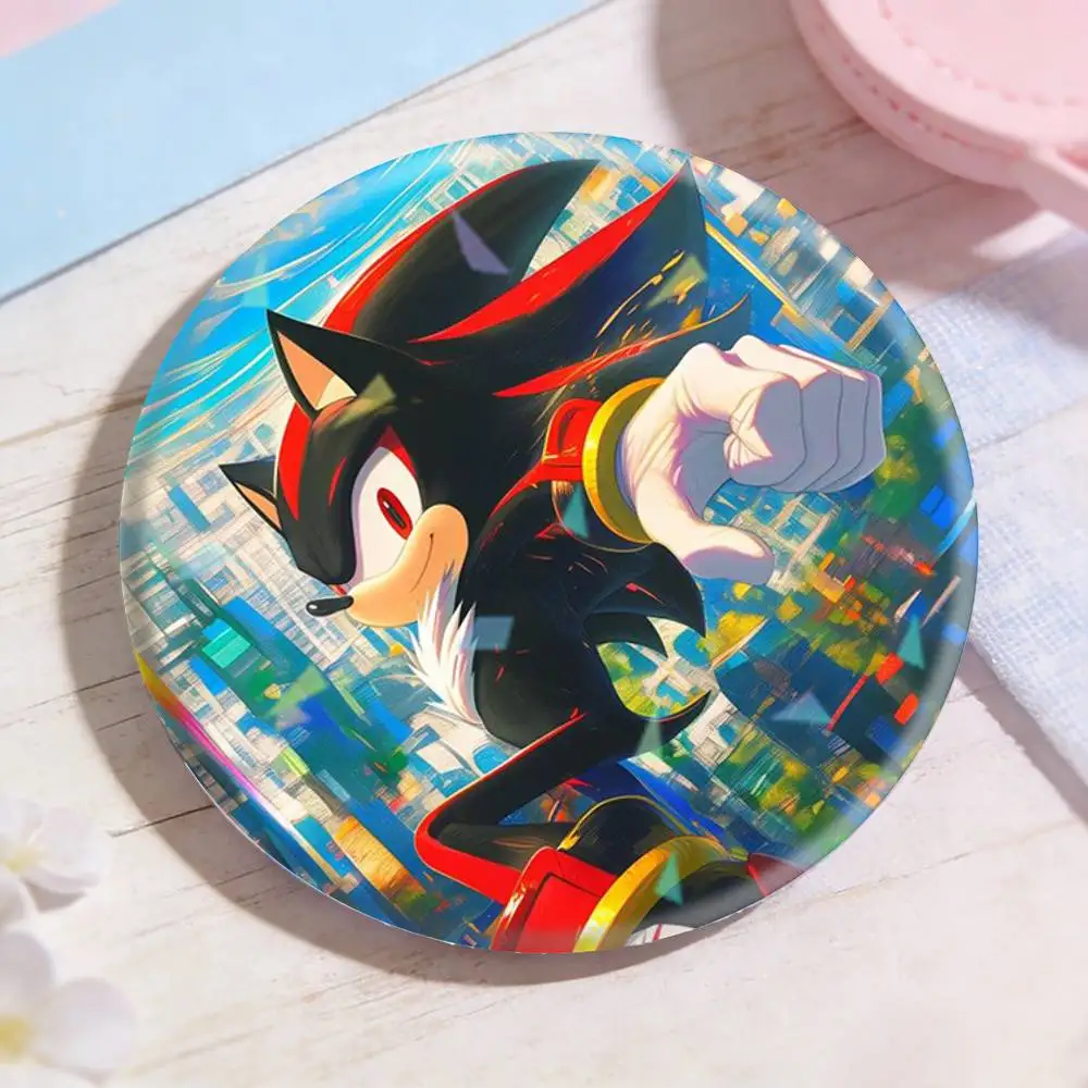 Фото Значки-броши Shadows S-Sonics Hedgehog: нишевый дизайн, креативные аксессуары для рюкзаков и лацканов №5