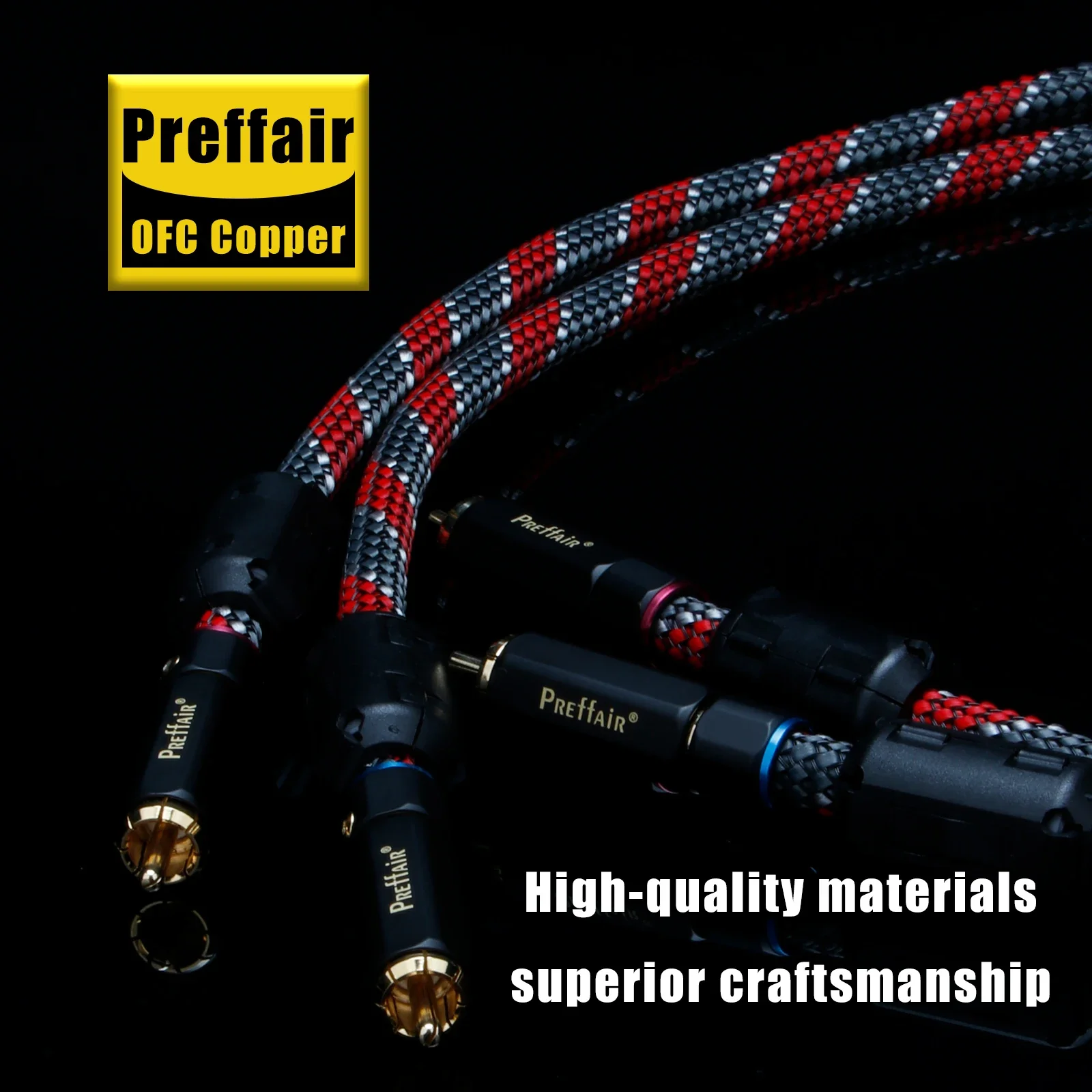 Фото Кабель аудиосигнальный RCA (2RCA-2RCA) с двойным экранированием и независимой защитой постампульсовых помех №2