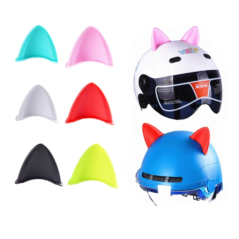 

Шлем мотоциклетный с кошачьими ушками