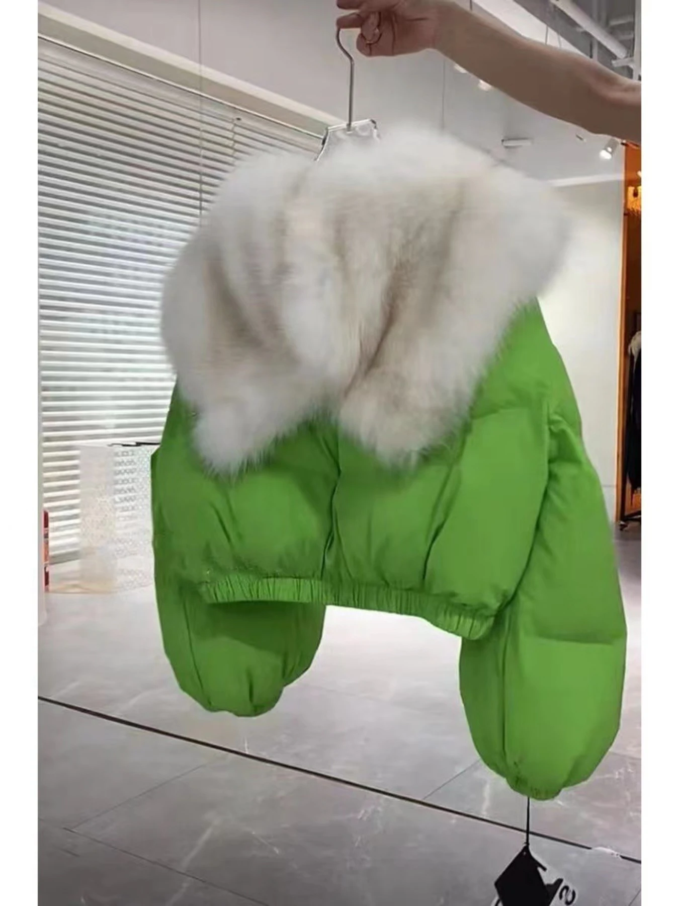 Thickened Warm Cotton Coat for Women 2022 New Winter Parkas Korean Gentle Big Fur Collar Loose Casual Cotton Jacket Casacos Lady