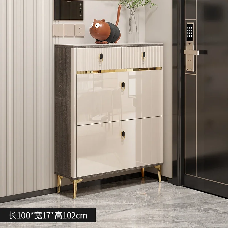 Роскошная полка для обуви прихожей современная пыленепроницаемая ящик Sapateira