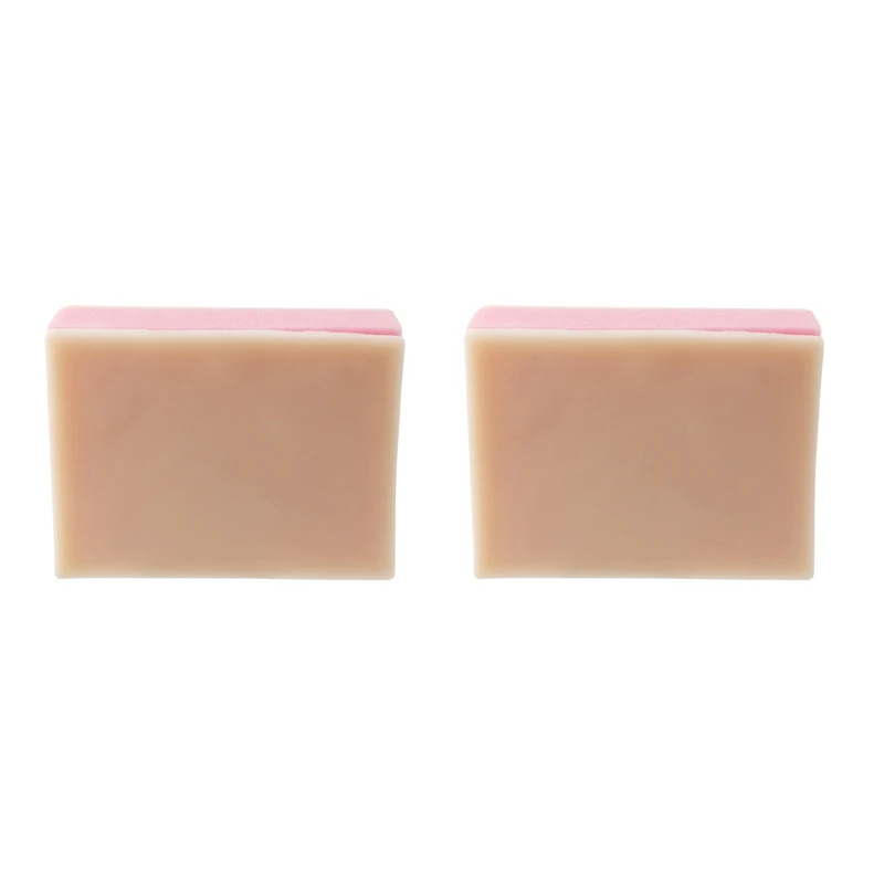 

2X Human Skin Sewing Acupuncture Vascular Injection Module Puncture Suture Module Student Surgery Training