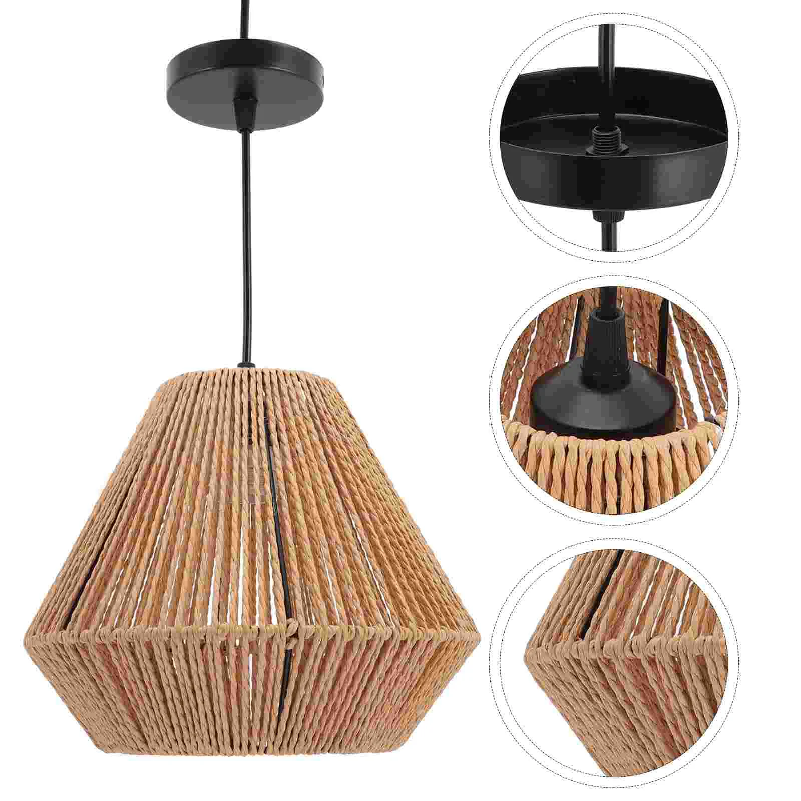 

Rattan Light Fixture Rattan Lamp Hotel Chandelier Ceiling Light Fixture
