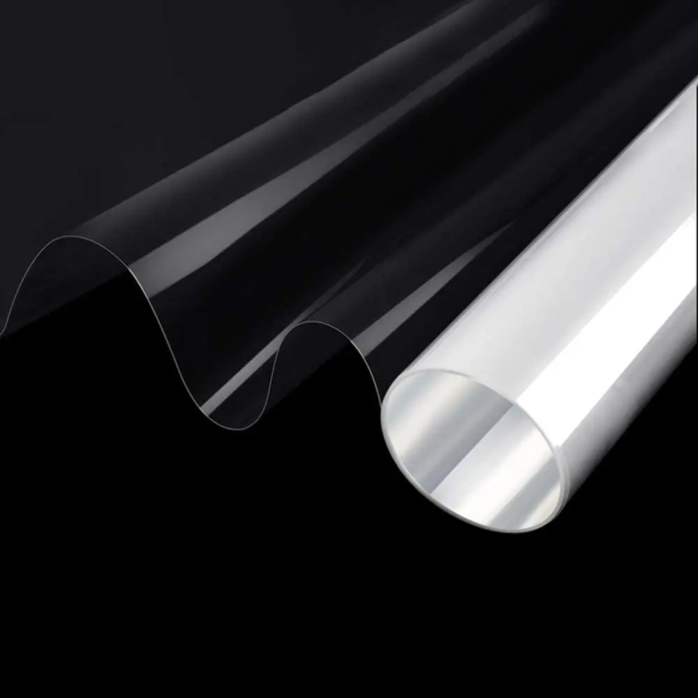 

2M Transparent Window Film Vinyl Explosion-proof Glass Tint Self-Adhesive Clear Safety UV Protection Window Stickers 4mil