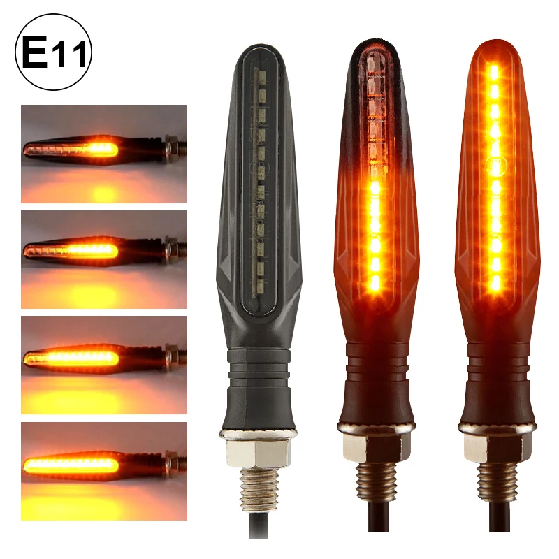 Сигналы поворота мотоцикла E11 светодиодный фонарь для со встроенным реле 335SMD