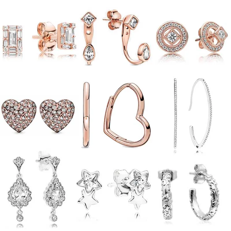 

Аутентичные серьги-гвоздики, серебро, роза, привлекательная геометрическая форма, асимметричное сердце, овальные серьги-гвоздики для женщи...