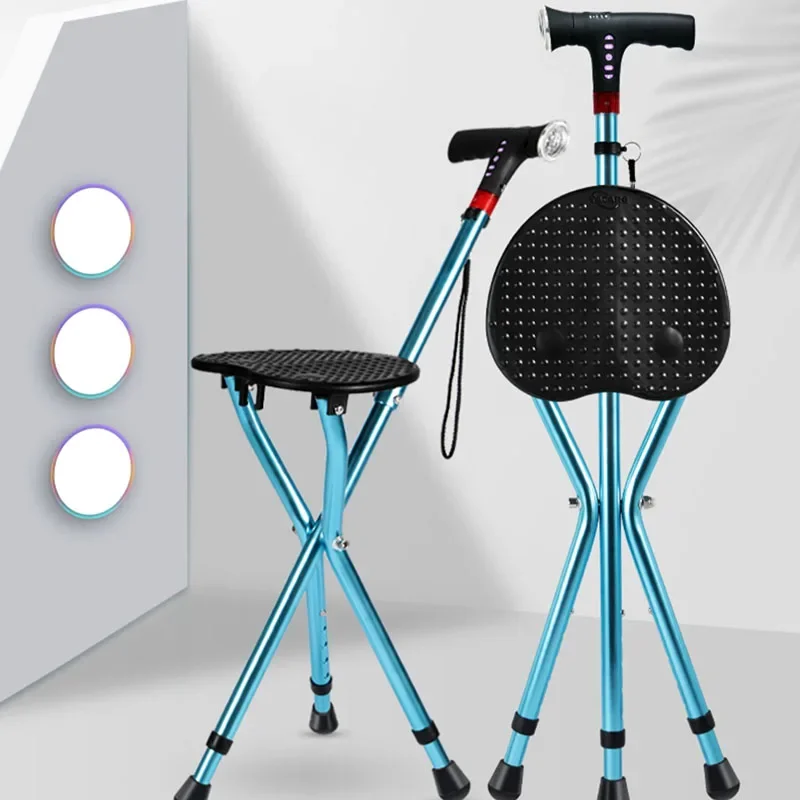 Табурет для пожилых людей ультралегкий складной табурет из алюминиевого сплава